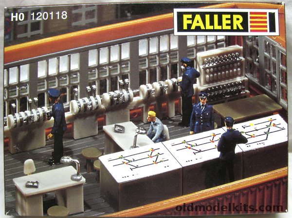 Faller HO Signal Tower Interior Equipment - HO Scale, 120118 plastic model kit